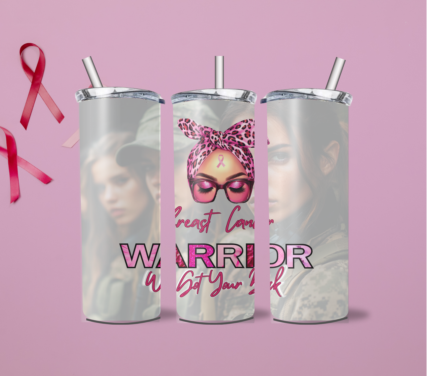 We Got Your Back Breast Cancer Tumbler