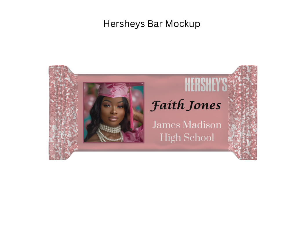Hershey Custom Candy bar Favors (12)