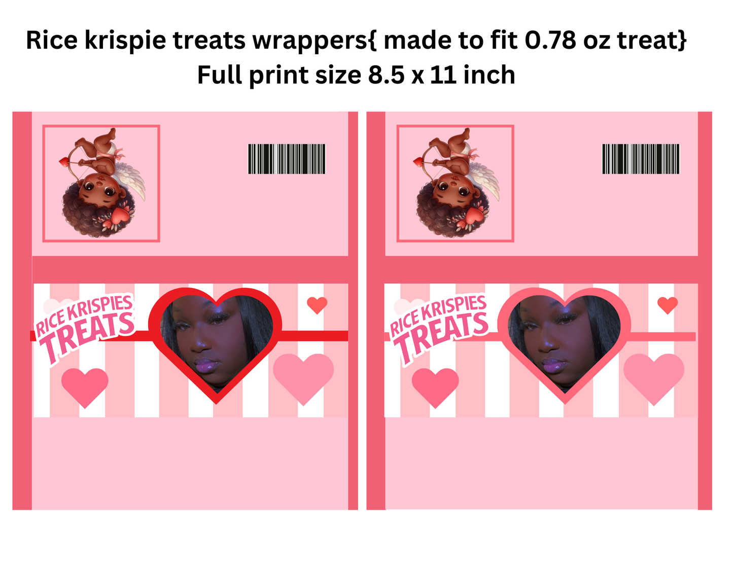 Custom Valentine Snack Pack
