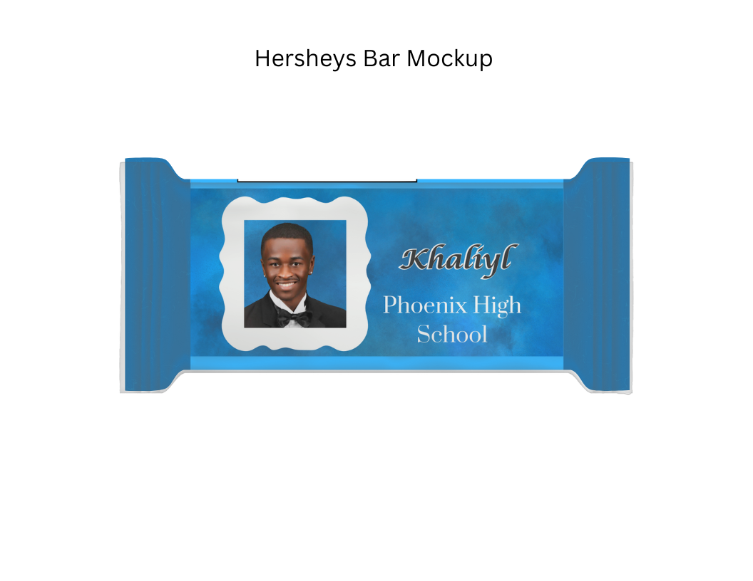 Hershey Custom Candy bar Favors (12)