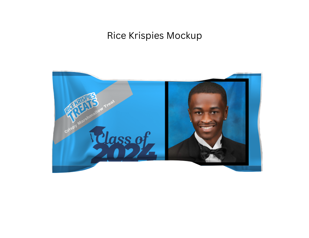 Custom Rice Krispy Treat Labels (Unfilled) - Qty (12)