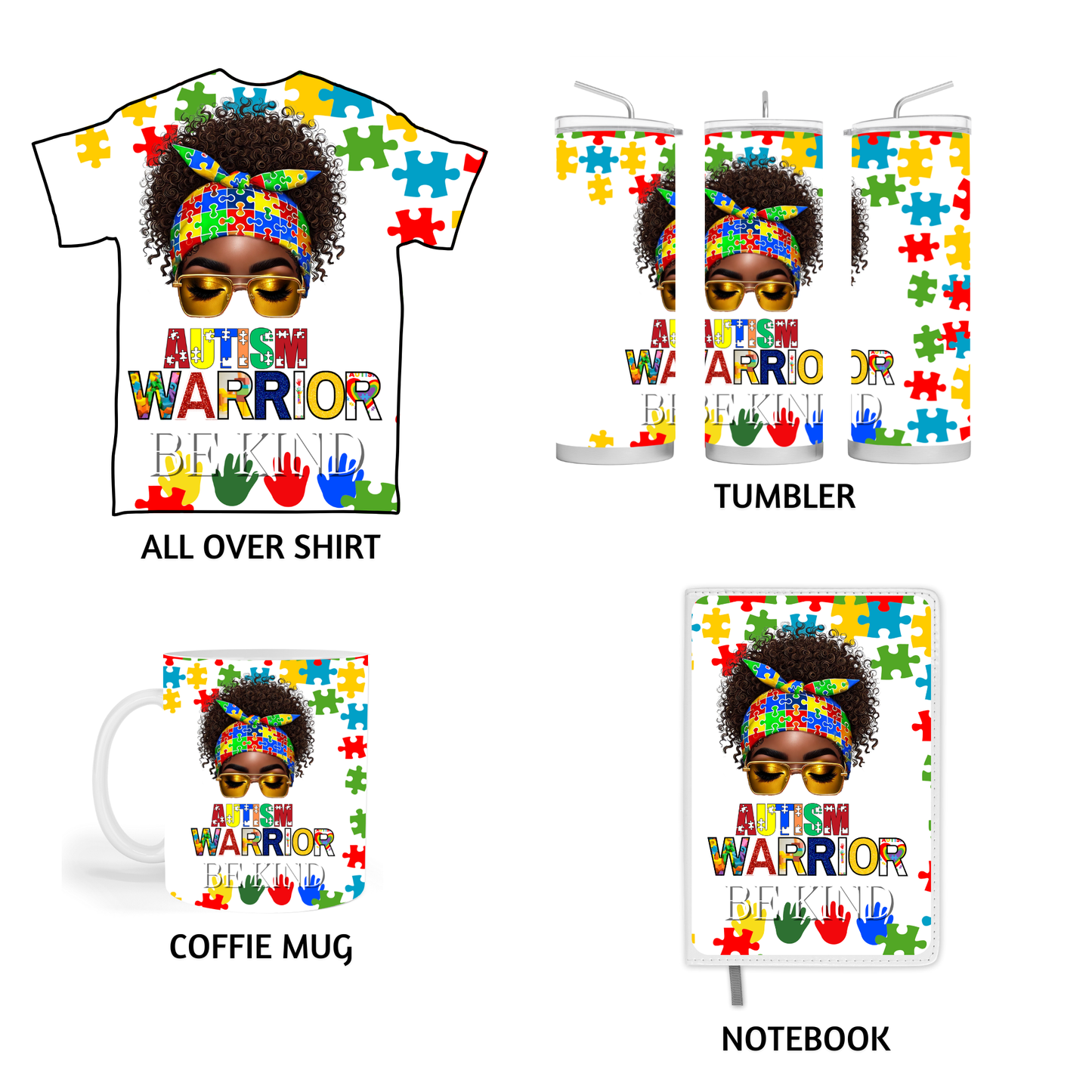 Autism Awareness Editable Digital File