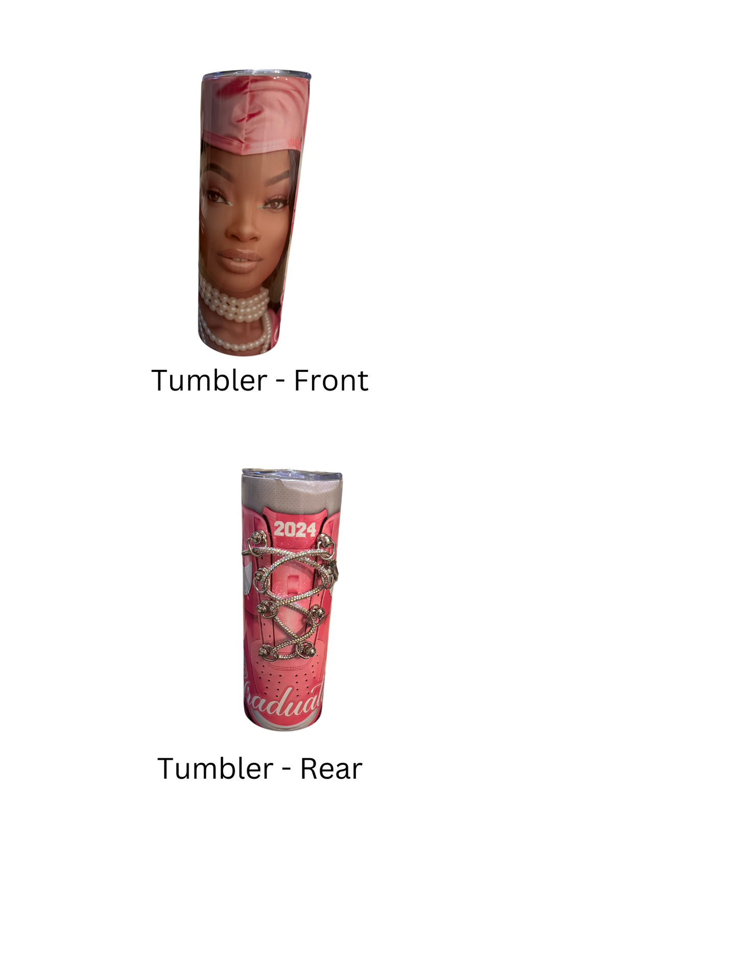 Embellished Shoelace Tumbler