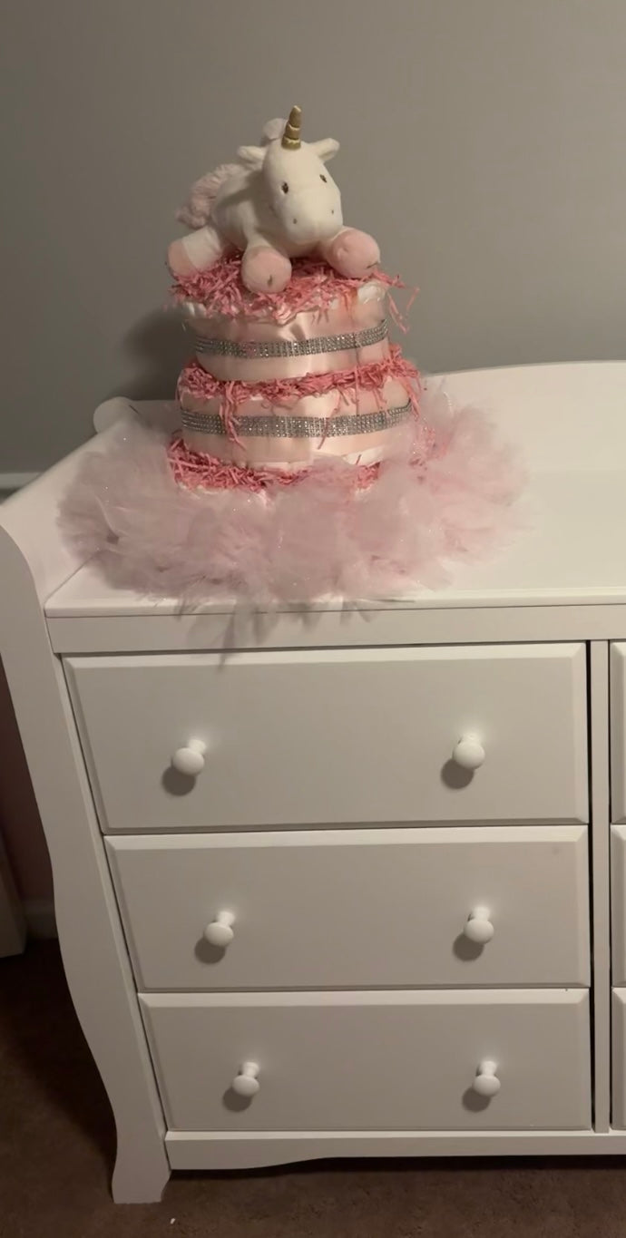 Princess Tutu Diaper Cake