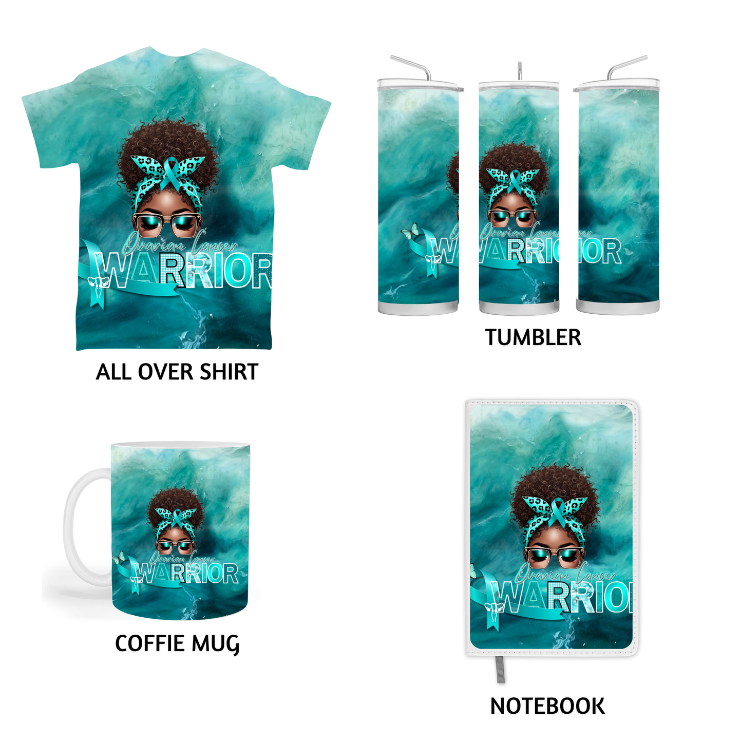Ovarian Cancer Awareness Editable Digital File