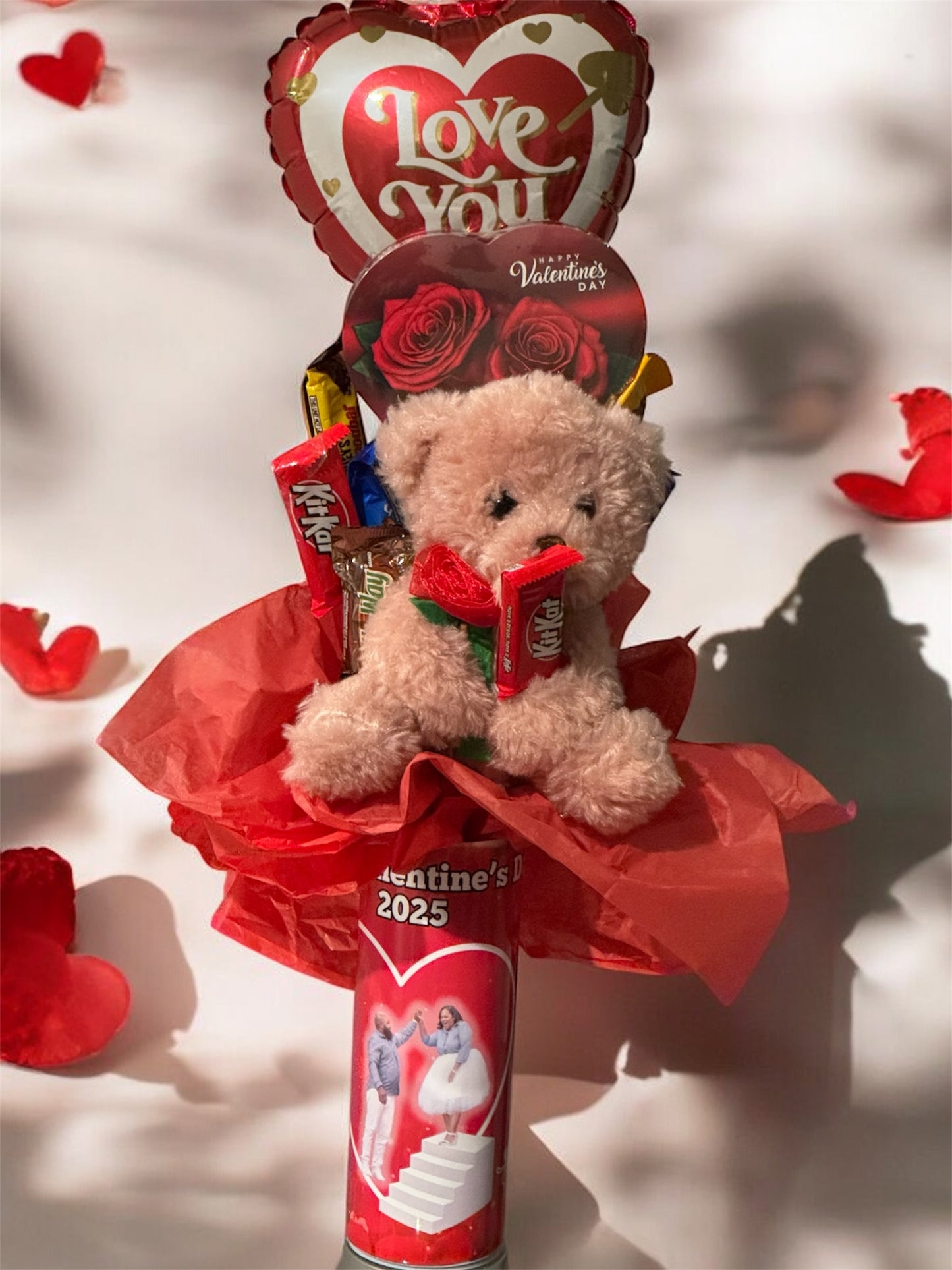 Custom Valentine Tumbler Bouquet