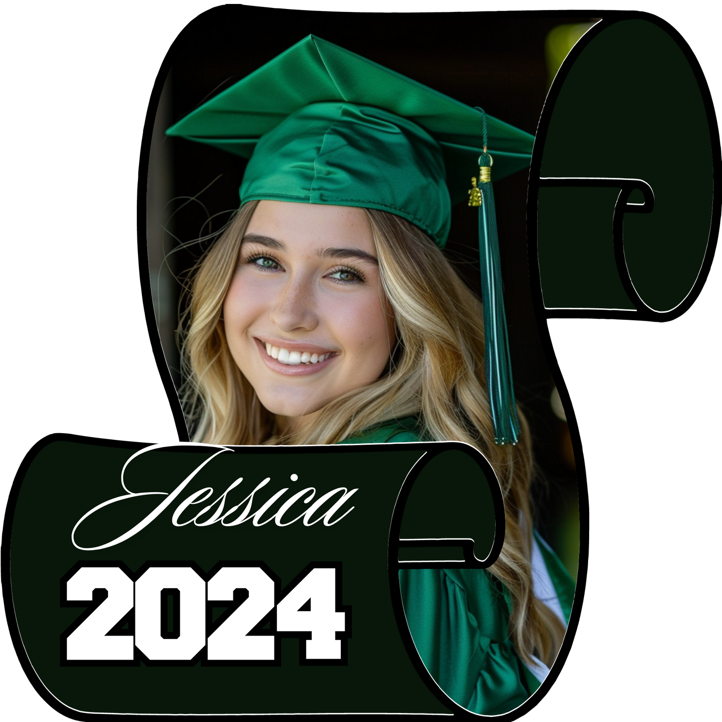 Custom Print Graduation Fan- Set of 4