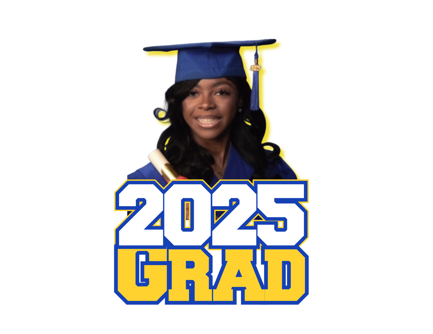 Custom Print Graduation Fan- Set of 4