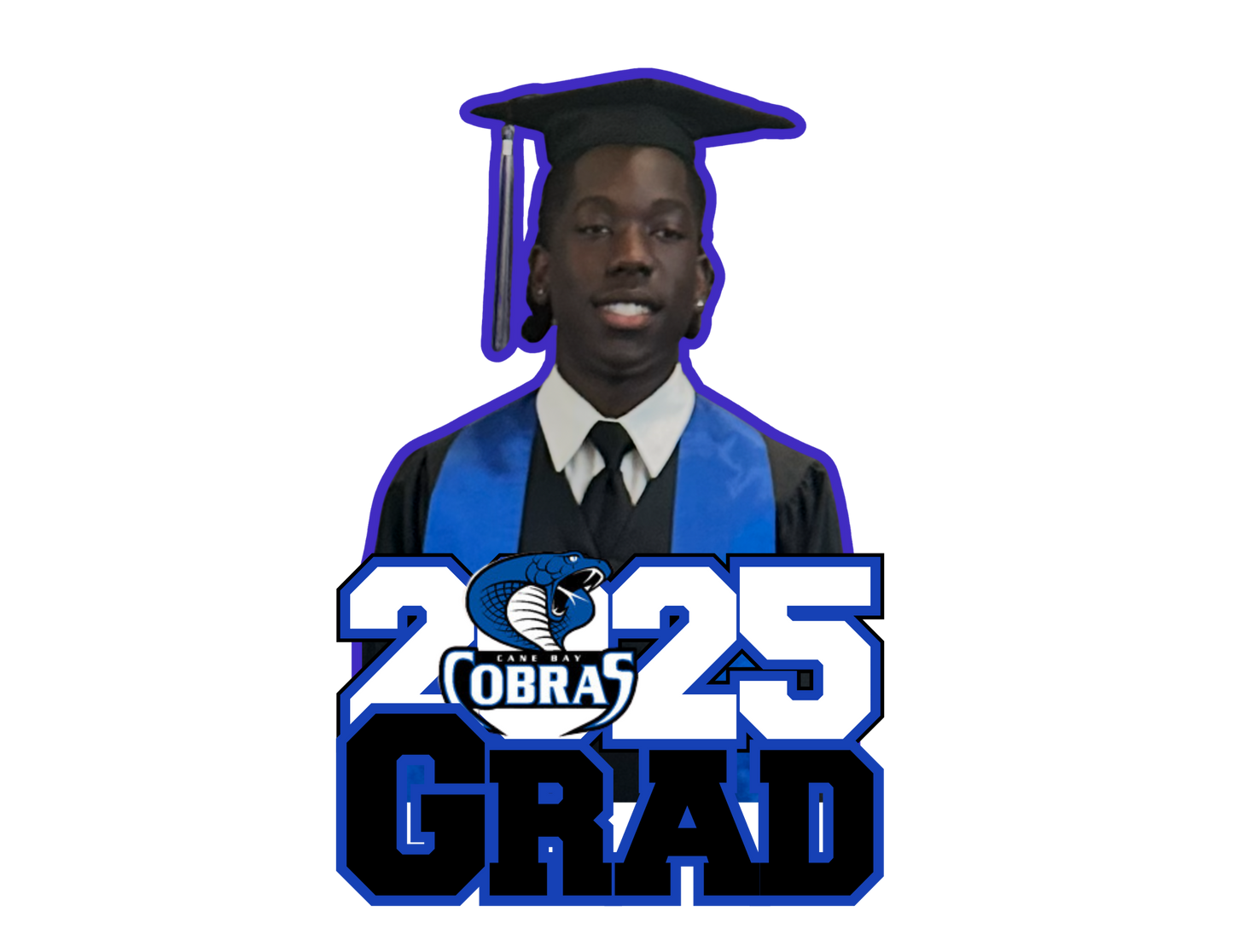 Custom Print Graduation Fan- Set of 4
